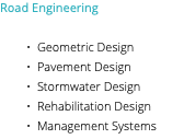 Road Engineering Geometric Design Pavement Design Stormwater Design Rehabilitation Design Management Systems